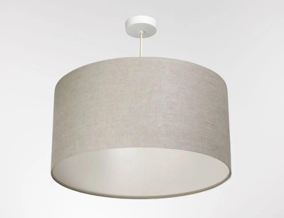 Lampa wisząca LEN LIGHT 208-40 beżowa walcowata I sklep meblowy MIRAT.