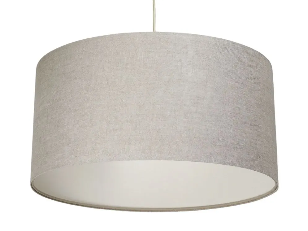 Lampa wisząca LEN LIGHT 208-50 beżowa lniana I sklep meblowy MIRAT.