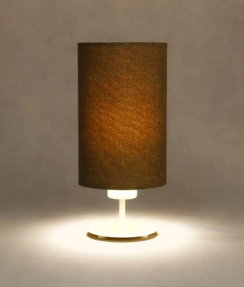 Lampa stołowa ERUTAN szara ręcznie robiona I sklep meblowy MIRAT.