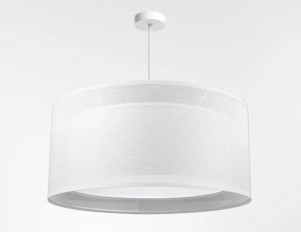 Lampa wisząca DUO LEN LIGHT 50 biała nowoczesna I sklep meblowy MIRAT.