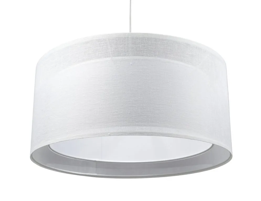 Lampa wisząca DUO LEN LIGHT 60 biała w stylu skandynawskim I sklep meblowy MIRAT.