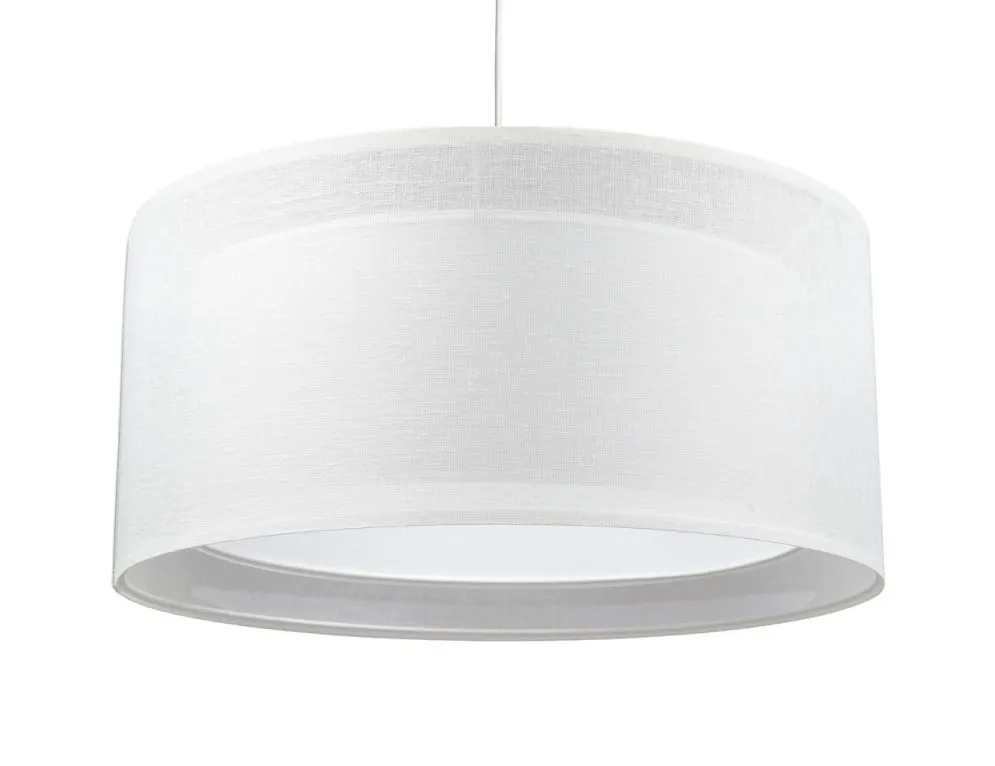 Lampa wisząca DUO LEN LIGHT 50 biała nowoczesna I sklep meblowy MIRAT.