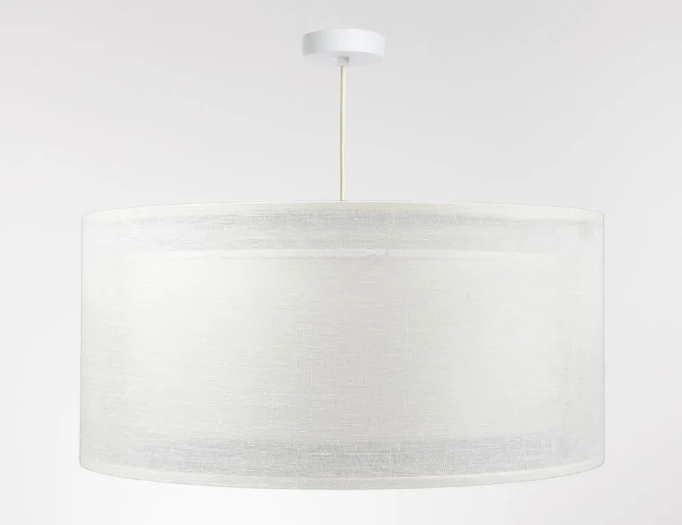 Lampa wisząca DUO LEN LIGHT 50 kremowa do salonu I sklep meblowy MIRAT.