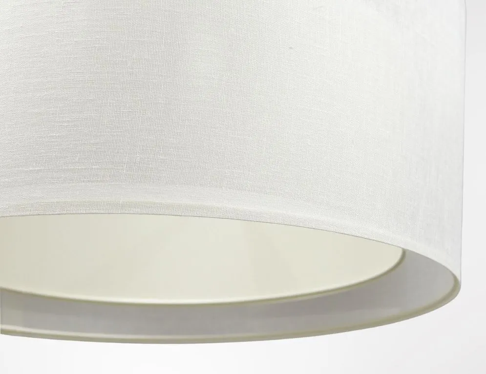 Lampa wisząca DUO LEN LIGHT 50 kremowa do salonu I sklep meblowy MIRAT.