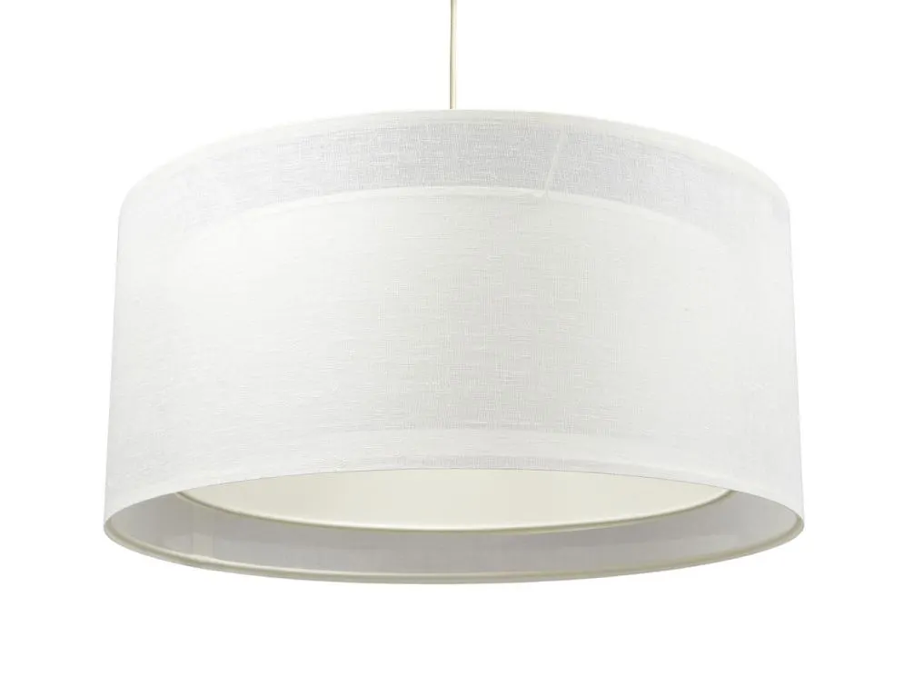 Lampa wisząca DUO LEN LIGHT 60 kremowa polskiej produkcji I sklep meblowy MIRAT.