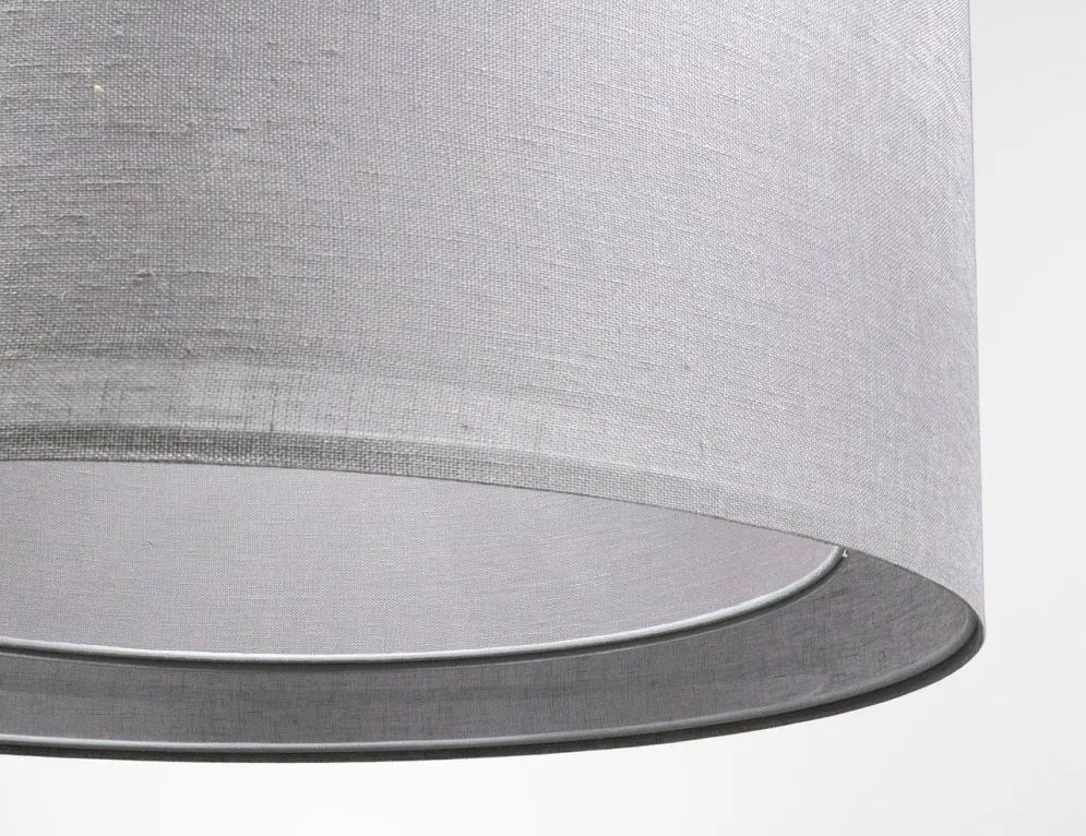 Lampa wisząca DUO LEN LIGHT 005-60 szara/beżowa boho I sklep meblowy MIRAT.