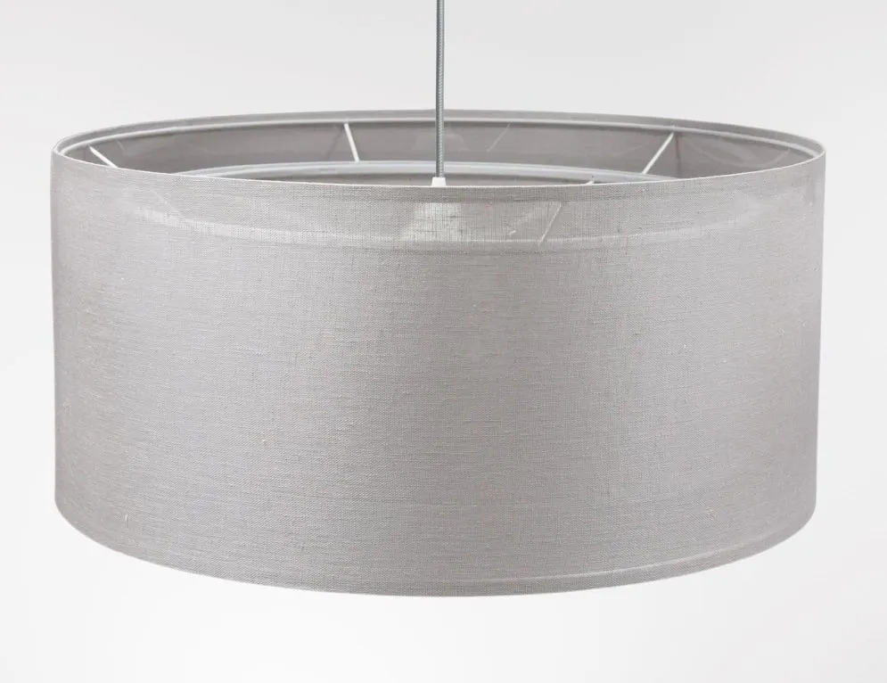 Lampa wisząca DUO LEN LIGHT 005-50 szara/beżowa pojedyncza I sklep meblowy MIRAT.