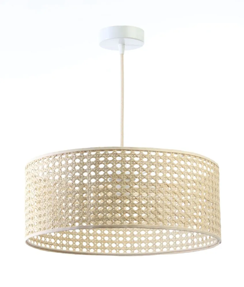 Lampa wisząca BOHO 40 rattan naturalny do kuchni polskiej produkcji | MIRAT.