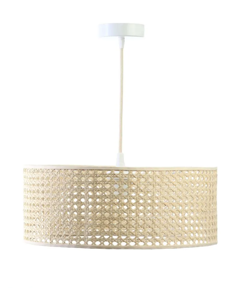 Lampa wisząca BOHO 50 rattan naturalny w stylu natural ręcznie robiona | MIRAT.
