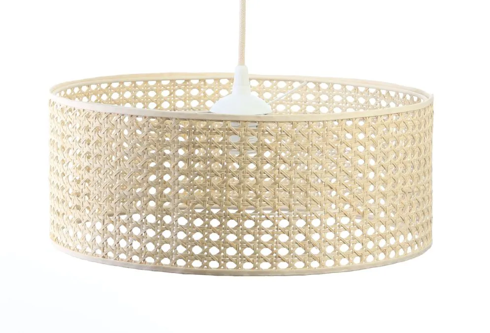 Lampa wisząca BOHO 60 rattan naturalny nad stół w stylu natural | MIRAT.