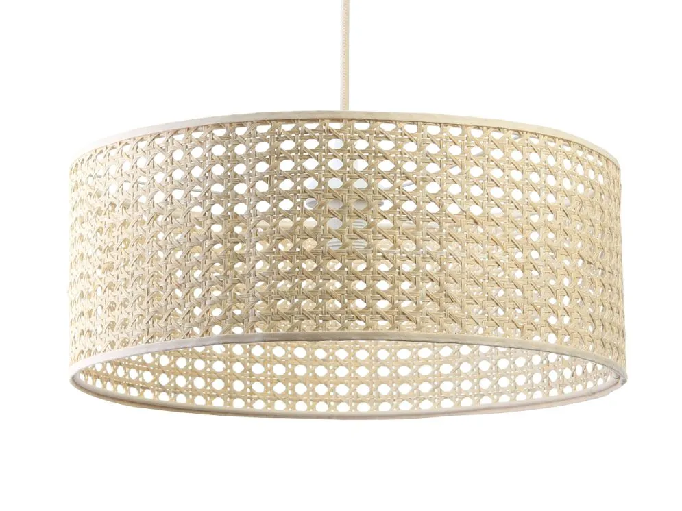 Lampa wisząca BOHO 50 rattan naturalny w stylu natural ręcznie robiona | MIRAT.