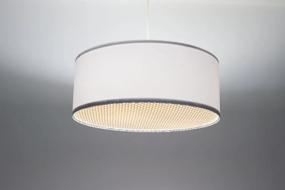 Lampa wisząca MODERN RATTAN 70 biała nad stół I sklep meblowy MIRAT.