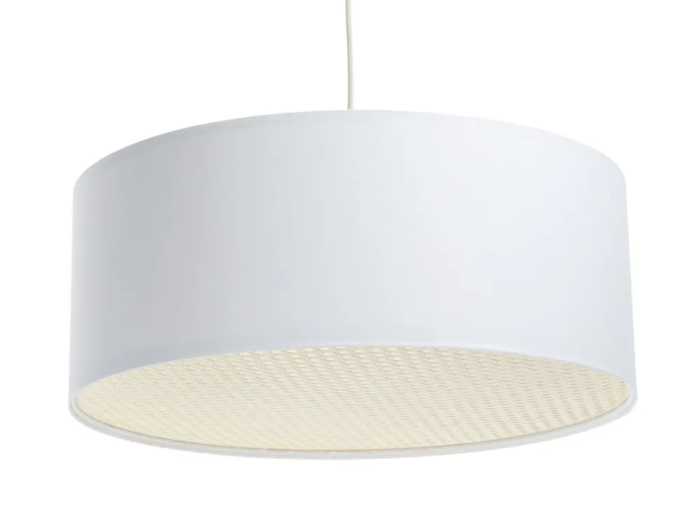 Lampa wisząca MODERN RATTAN 60 biała na 2 żarówki I sklep meblowy MIRAT.