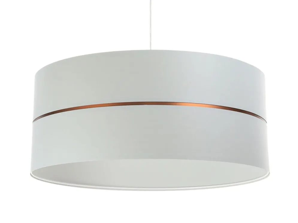 Lampa wisząca SIMPLY GLAMOUR 50 biała do salonu polskiej produkcji | MIRAT. w stylu  kolekcja