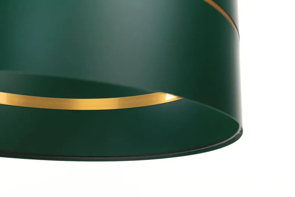 Lampa wisząca SIMPLY GLAMOUR 30 zielona elegancka polskiej produkcji | MIRAT. w stylu  kolekcja