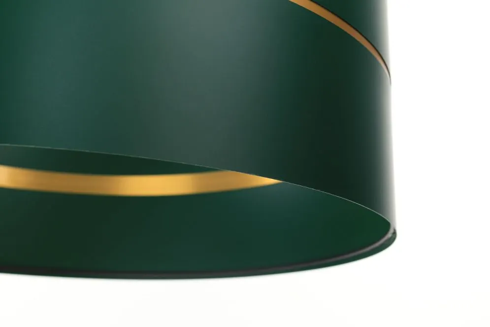 Lampa wisząca SIMPLY GLAMOUR 30 zielona elegancka polskiej produkcji | MIRAT. w stylu  kolekcja