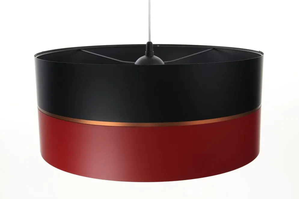 Lampa wisząca SIMPLY GLAMOUR 40 czerwona/czarna w stylu glamour | MIRAT.
