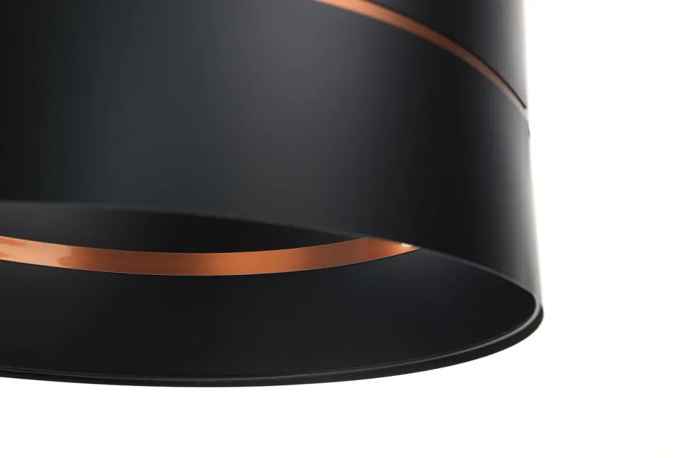 Lampa wisząca SIMPLY GLAMOUR 50 czarna do salonu | MIRAT.