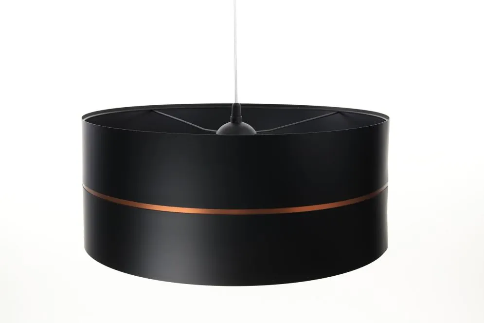 Lampa wisząca SIMPLY GLAMOUR 50 czarna do salonu | MIRAT.