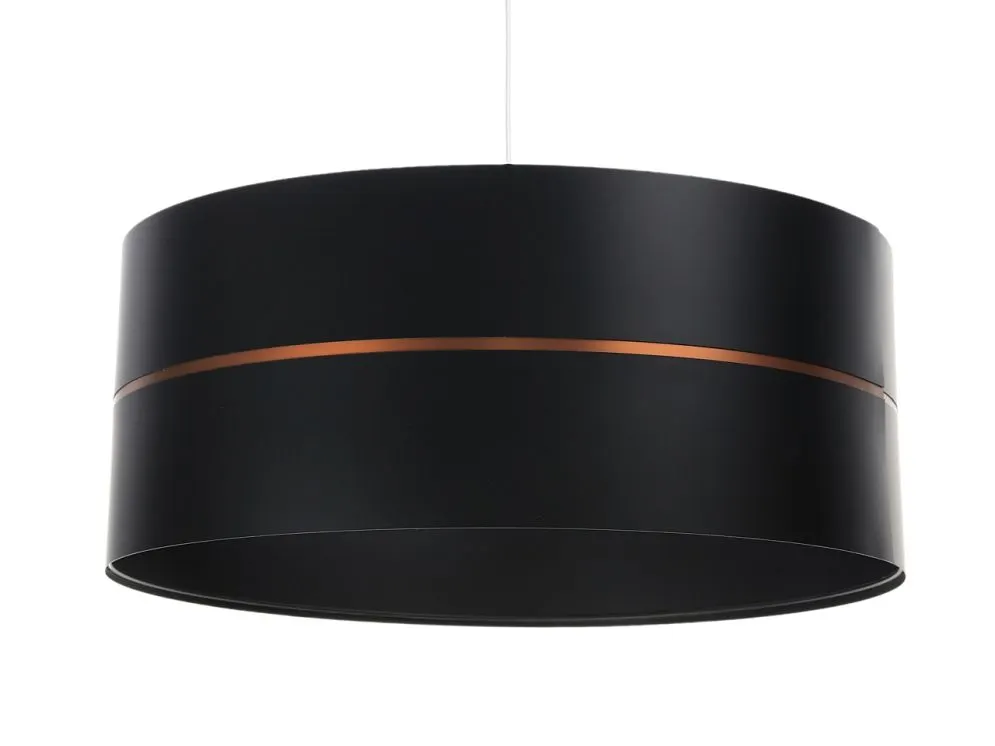 Lampa wisząca SIMPLY GLAMOUR 50 czarna do salonu | MIRAT.