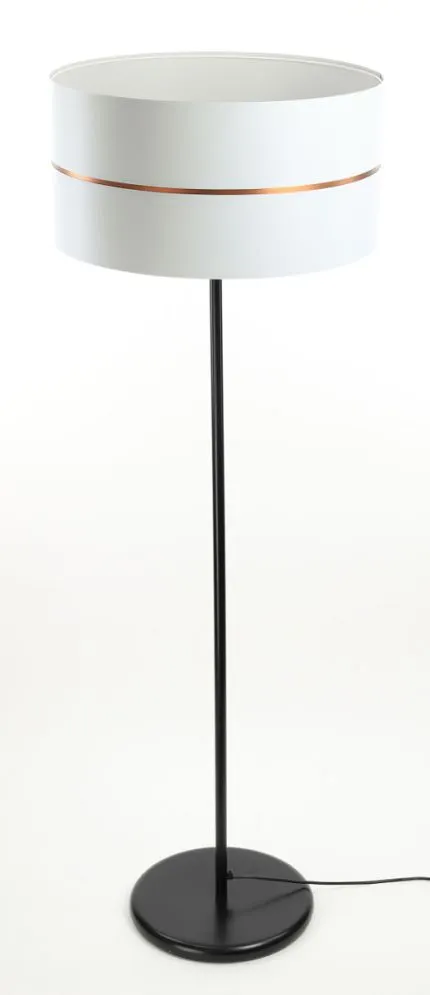 Lampa stojąca SIMPLY GLAMOUR biała w stylu glamour | MIRAT.
