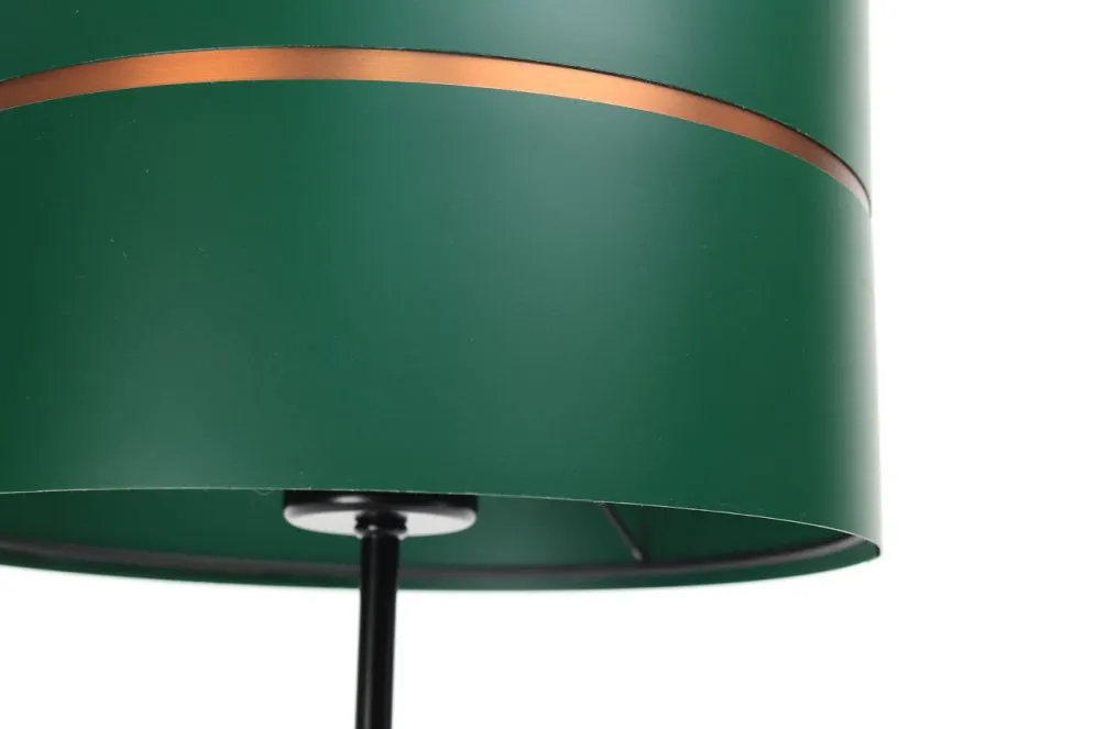 Lampa stołowa SIMPLY GLAMOUR zielona do sypialni nocna | MIRAT.