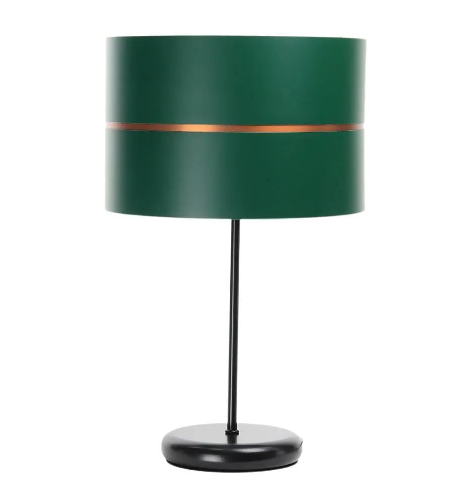 Lampa stołowa SIMPLY GLAMOUR zielona do sypialni nocna | MIRAT.