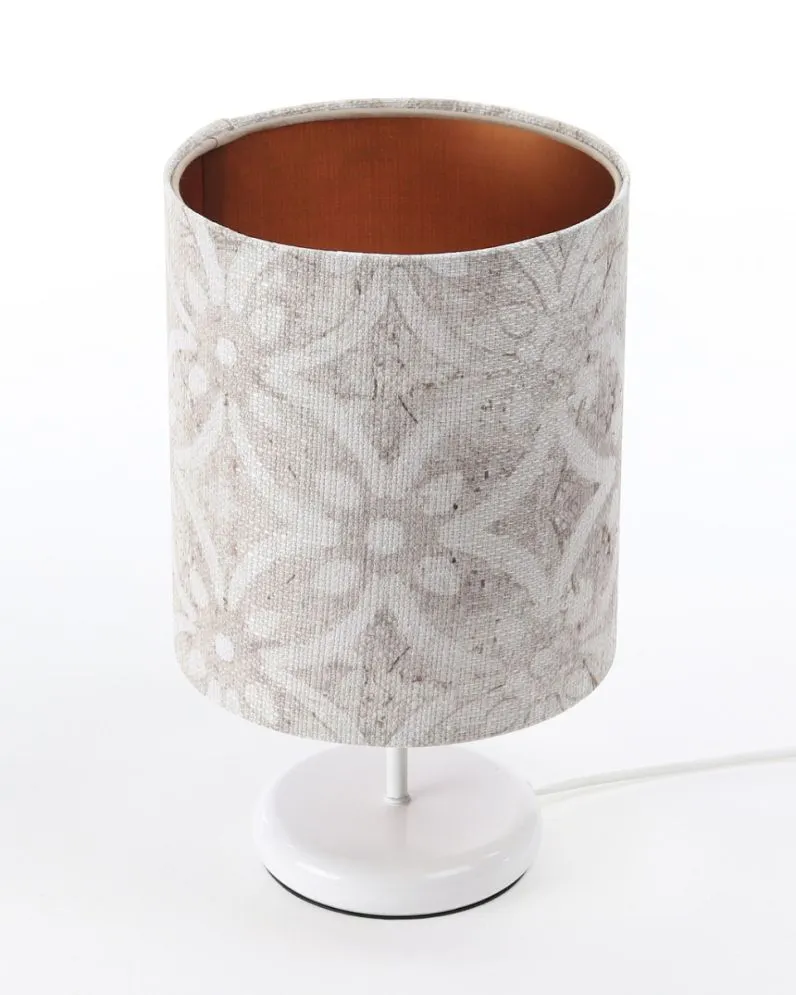 Lampa stołowa MIX-C-W 03 wielokolorowa/miedziana z włącznikiem nożnym | MIRAT. w stylu  kolekcja