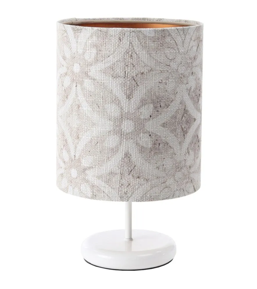 Lampa stołowa MIX-C-W 03 wielokolorowa/miedziana z włącznikiem nożnym | MIRAT. w stylu  kolekcja