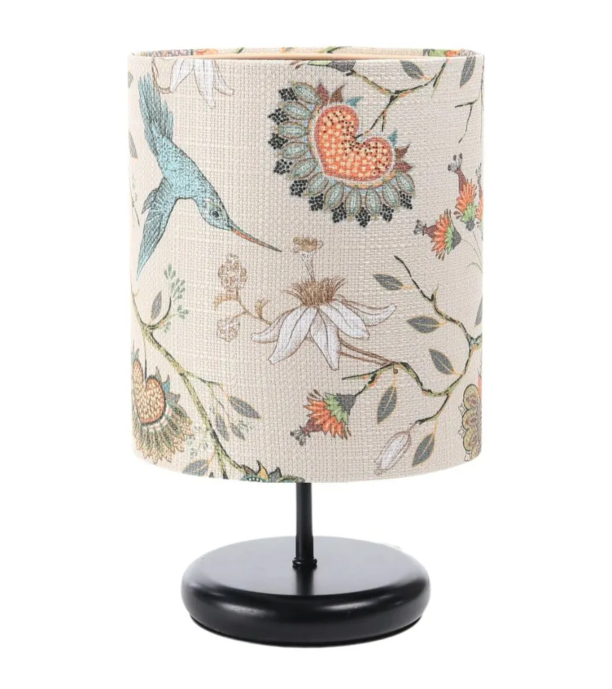 Lampa stołowa ORIENT-C-B wielokolorowa/miedziana z włącznikiem nożnym | MIRAT. w stylu  kolekcja