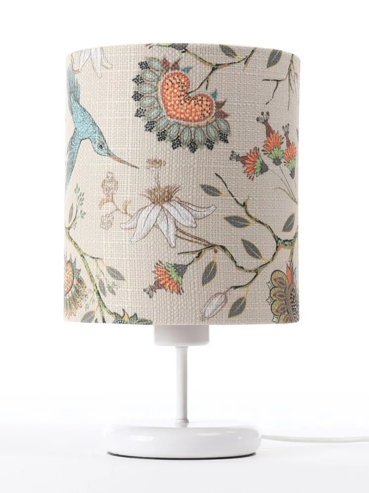 Lampa stołowa ORIENT-C-W wielokolorowa/miedziana mała do sypialni | MIRAT. w stylu  kolekcja