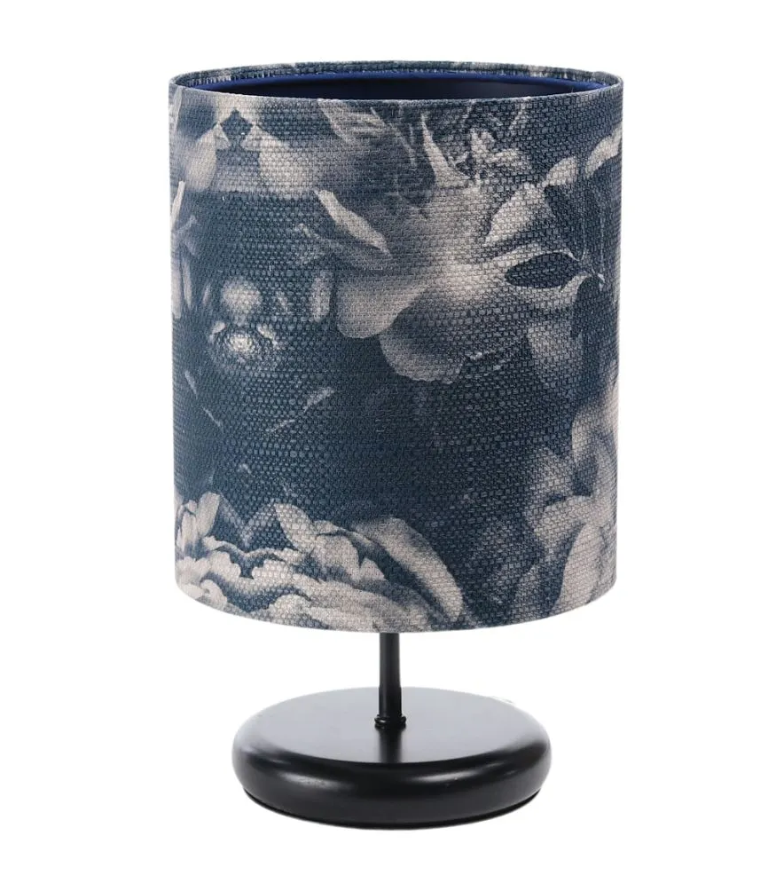Lampa stołowa MIST-C-B granatowa/grafitowa do sypialni | MIRAT. w stylu  kolekcja