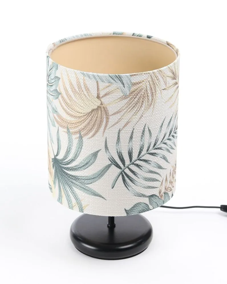 Lampa stołowa TROPICAL-C-B wielokolorowa/złota na metalowej podstawie | MIRAT. w stylu kolekcja