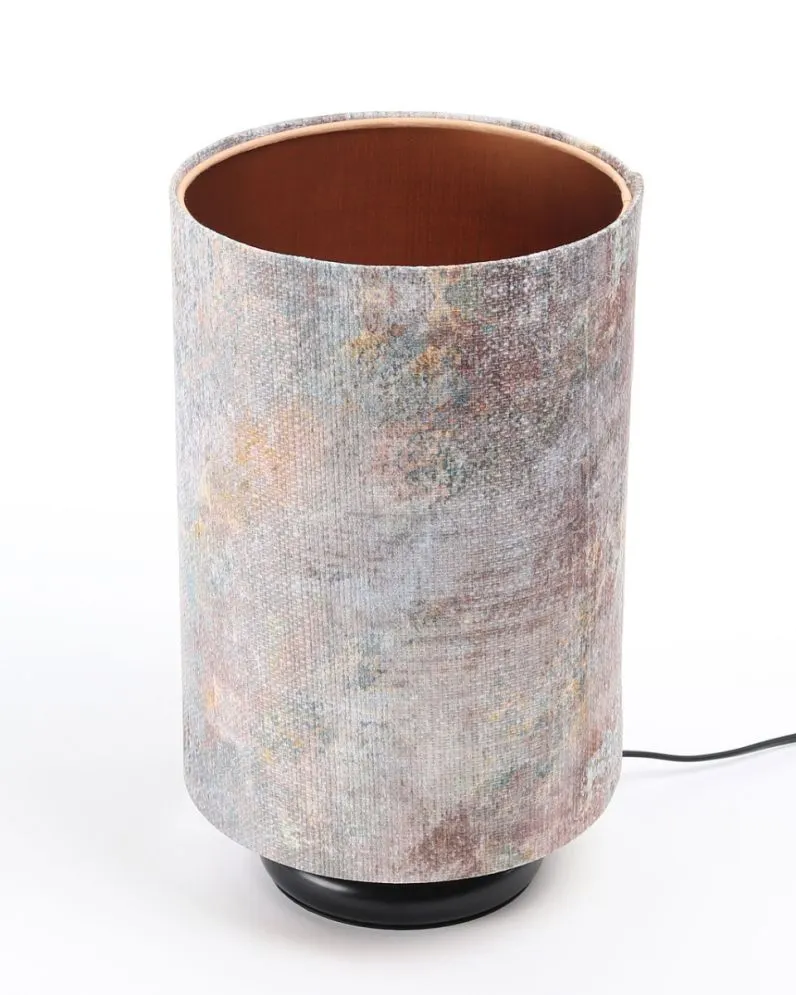 Lampa stołowa MIX-D-B 01 wielokolorowa/miedziana w kształcie tuby | MIRAT. w stylu kolekcja