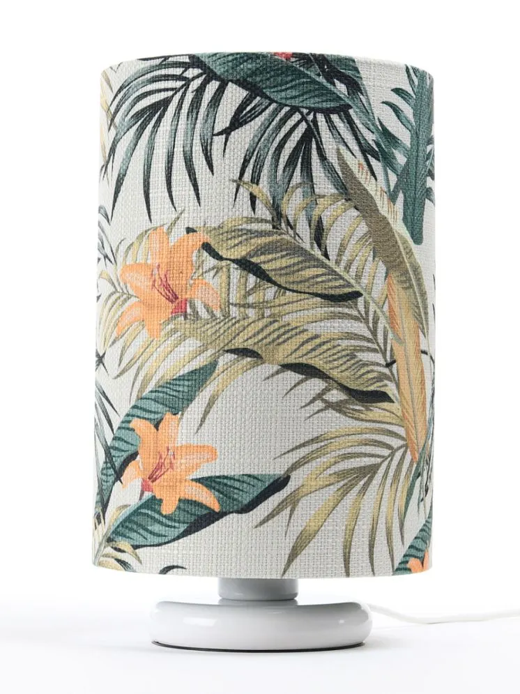 Lampa stołowa PALM-D-W zielona z włącznikiem nożnym | MIRAT. w stylu  kolekcja