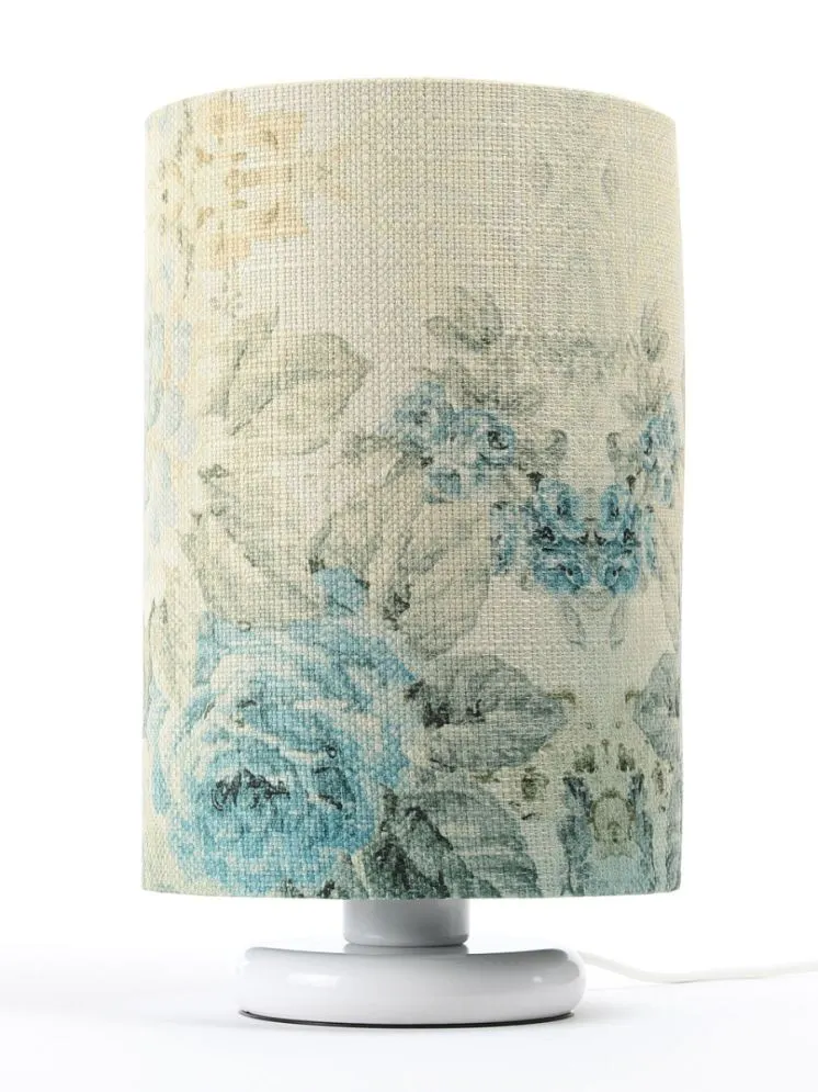 Lampa stołowa BLUEROSE-D-W wielokolorowa/zielona na metalowej podstawie | MIRAT. w stylu kolekcja