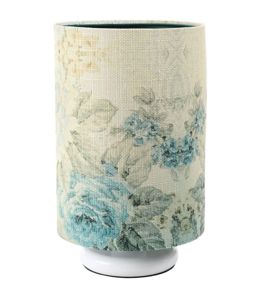 Lampa stołowa BLUEROSE-D-W wielokolorowa/zielona na metalowej podstawie | MIRAT. w stylu kolekcja