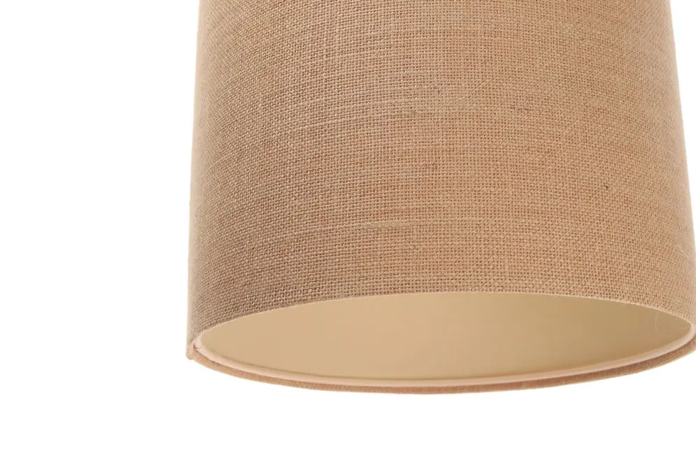 Lampa wisząca BOHO JUTA TUBA 40 beżowa pokryta naturalną jutą | MIRAT.