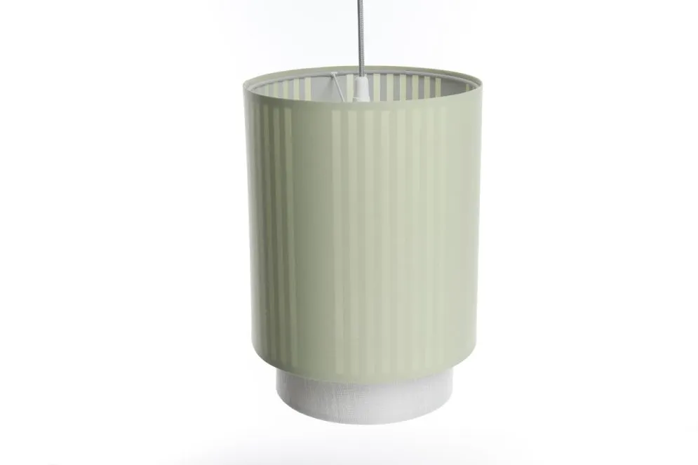 Lampa wisząca DUO LAMI LINE 25 zielona/kremowa minimalistyczna I sklep meblowy MIRAT.