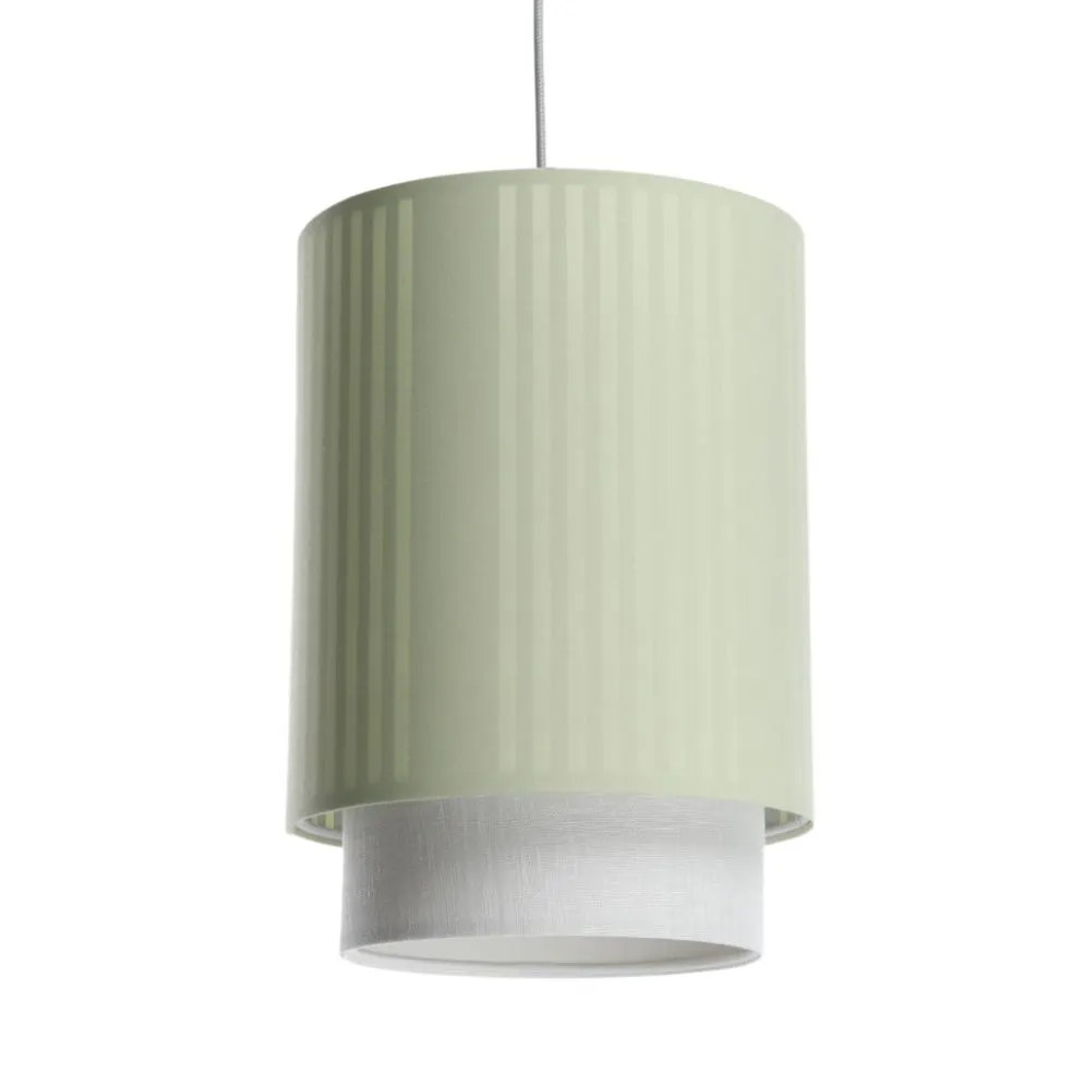 Lampa wisząca DUO LAMI LINE 25 zielona/kremowa minimalistyczna I sklep meblowy MIRAT.