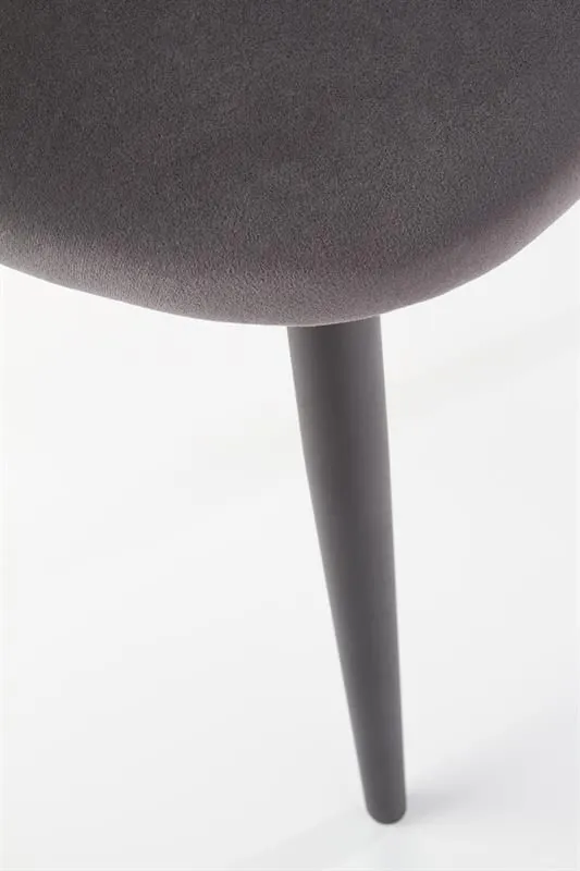 Krzesło K384 VELVET szare nowoczesne do jadalni | MIRAT. w stylu  kolekcja
