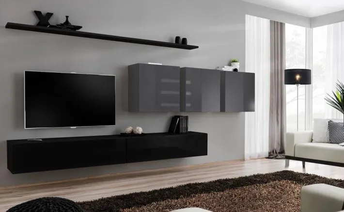 Meblościanka SWITCH VII na wysoki połysk nowoczesna | MIRAT. w stylu  kolekcja SWITCH
