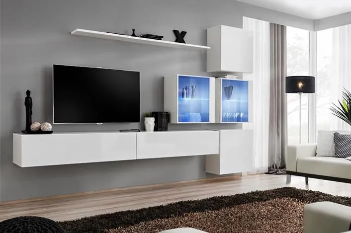 Meblościanka SWITCH XIX modułowa na wysoki połysk | MIRAT. w stylu  kolekcja SWITCH