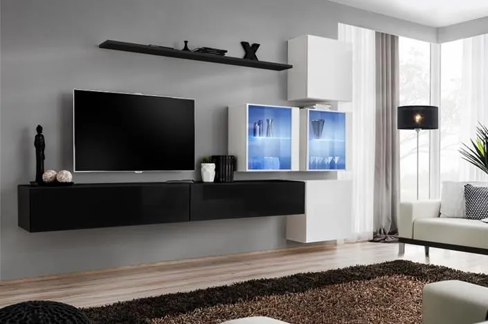 Meblościanka SWITCH XIX modułowa na wysoki połysk | MIRAT. w stylu  kolekcja SWITCH