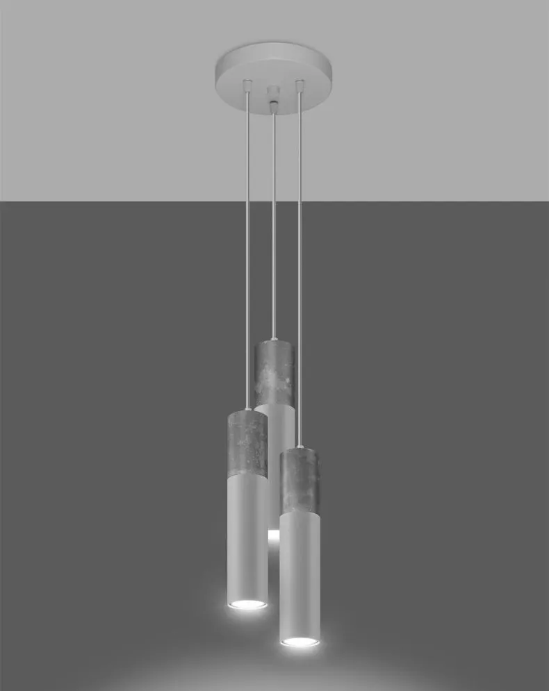 Lampa wisząca BORGIO 3P biały | sklep MIRAT  kolekcja borgio