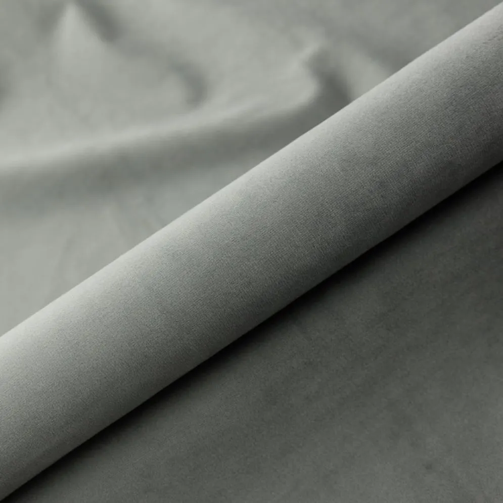 Łóżko kontynentalne MAO 160 szare velvet z do sypialni | MIRAT. styl GLAMOUR