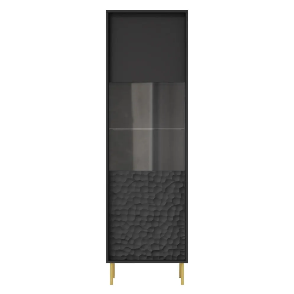 Witryna BULLET W-1 czarna I sklep meblowy MIRAT. kolekcja BULLET
