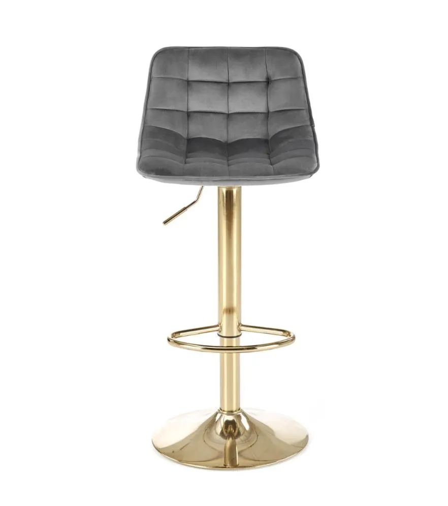 Hoker H-120 VELVET szary/złoty w stylu glamour I sklep meblowy MIRAT. styl GLAMOUR