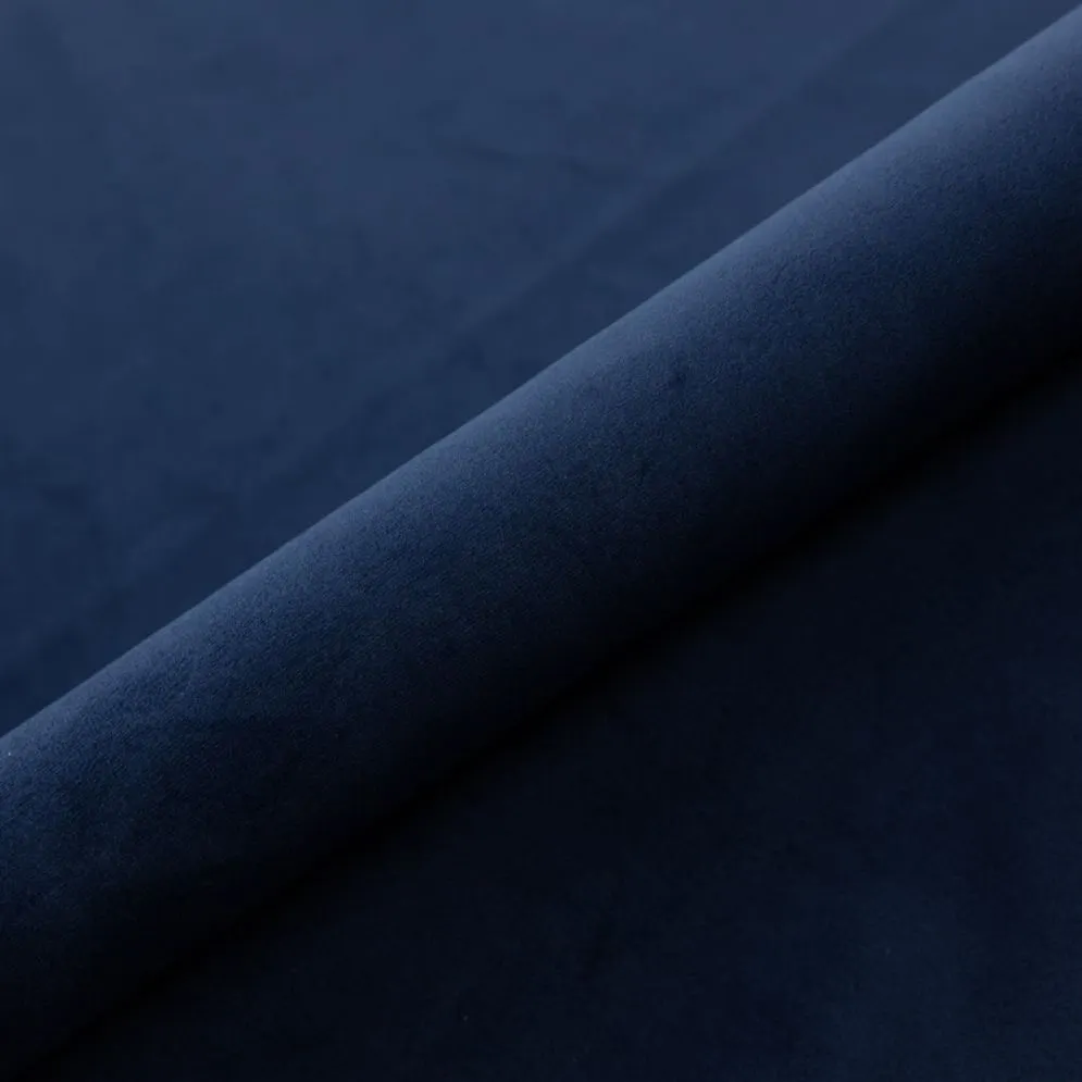 Łóżko kontynentalne INTENSO 160 granatowe velvet do sypialni | MIRAT. styl GLAMOUR