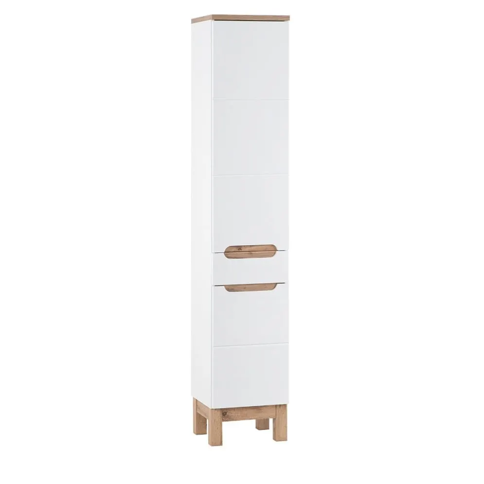 Szafka łazienkowa BALI 35 cm biała słupek | MIRAT. kolekcja BALI